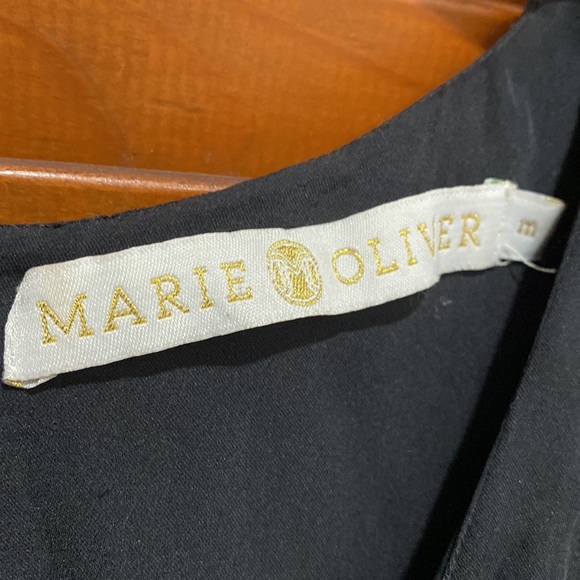 Marie Oliver black silk pantsuit - Picture 2 of 9